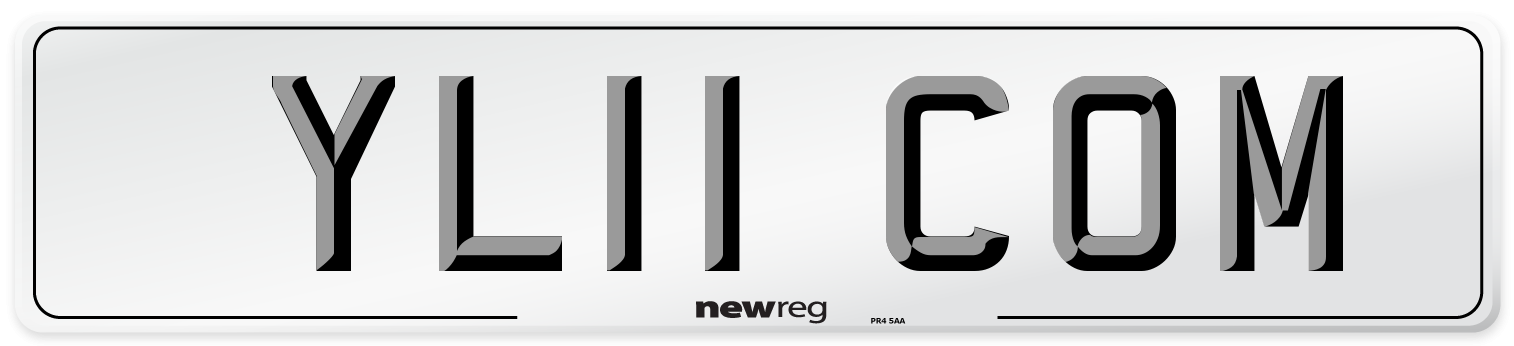 YL11 COM Number Plate from New Reg
